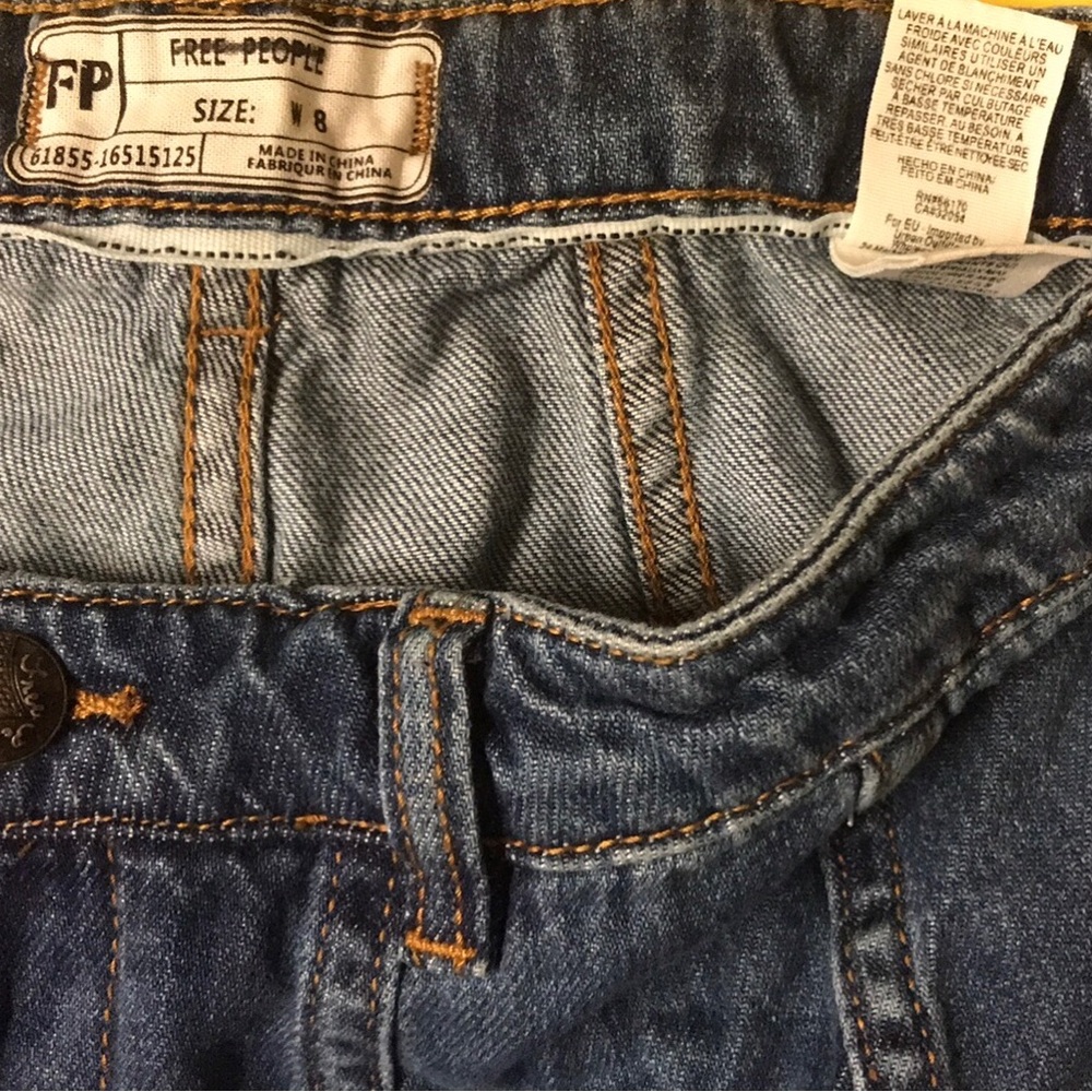 NWOT Free People Gilmore Wide Leg Denim Jeans - Picture 9 of 13